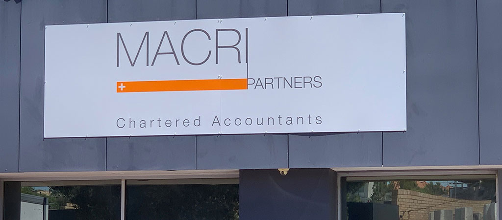 Macri Partners signage